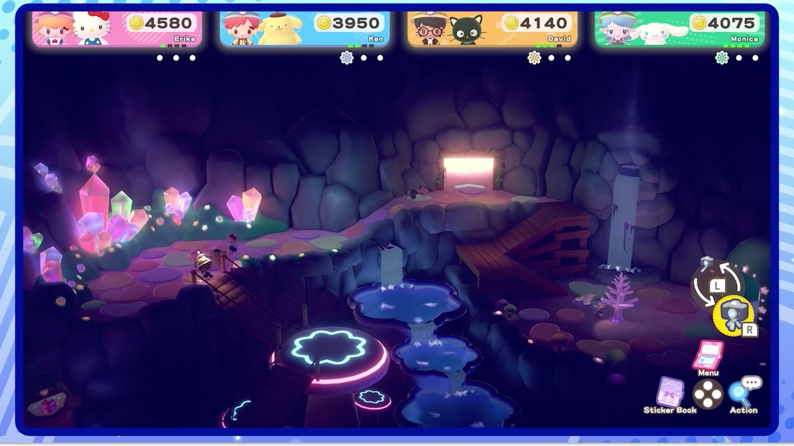 Official screenshot: the cave where special clothing is found